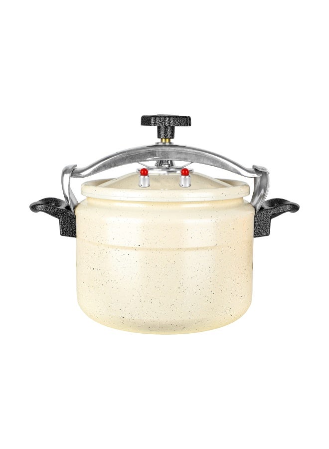 ALGHAFA Pressure Cooker 15 Liter , Ceramic Coated Aluminum  with Pressure Lid and Glass Lid 2x1 , From ALGHAFA - Image 1
